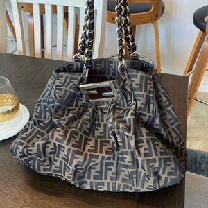 FENDI Tote handbag Genuine used good condition